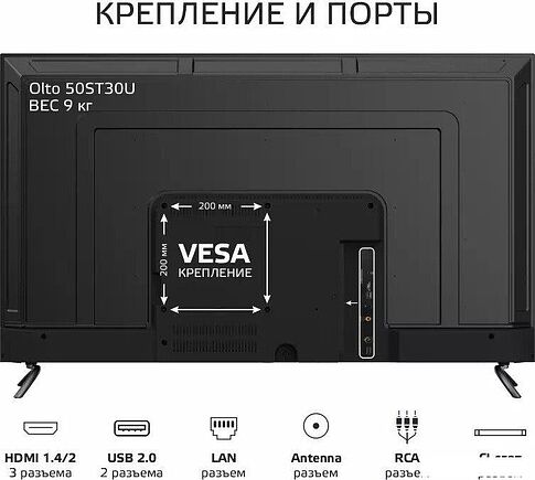 Телевизор Olto 50ST30U
