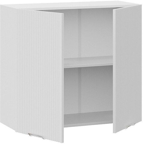 Шкаф навесной Трия Кимберли 1В8 (белый/сноу)