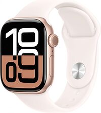 Умные часы Apple Watch Series 10 42 мм (алюминиевый корпус, розовое золото/легкие румяна, спортивный силиконовый ремешок S/M) Умные часы Apple Watch Series 10 42 мм (алюминиевый корпус, розовое золото/легкие румяна, спортивный силиконовый ремешок S/M)