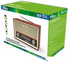 Радиоприемник Ritmix RPR-102 (бук) Радиоприемник Ritmix RPR-102 (бук)