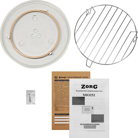 Микроволновая печь ZorG MIO252 S black+gray (черный)