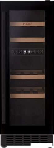 Винный шкаф LEX LWD3017BL Dual Zone