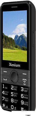 Телефон Xenium X800 (черный/серый)