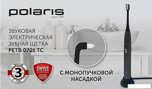 Электрическая зубная щетка Polaris PETB 0701 TC (графит)