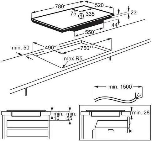Варочная панель Electrolux EIV83443CT