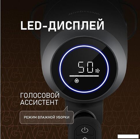 Пылесос Weissgauff V13 BLDC 200 Graphite AquaPro