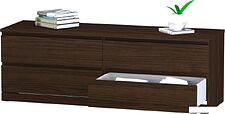 Комод Mio Tesoro Varma Prime 4D (коричневый)