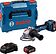 Угловая шлифмашина Bosch GWS 18V-11 S Professional 06019N4002 (с 2-мя АКБ, кейс)