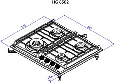 Варочная панель Korting HG 6302 CTB Варочная панель Korting HG 6302 CTB
