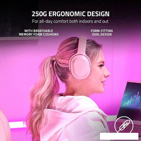 Наушники Razer Barracuda X 2022 (розовый)