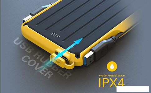 Внешний накопитель Silicon-Power Armor A66 2TB SP020TBPHD66SS3Y