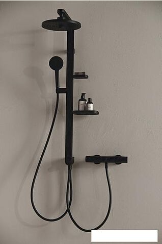 Верхний душ Ideal Standard BD581XG (черный матовый)