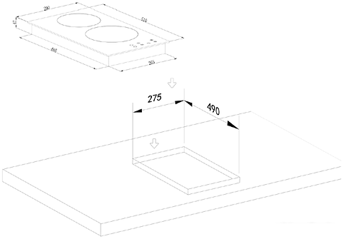 Варочная панель Weissgauff HV 312 BA