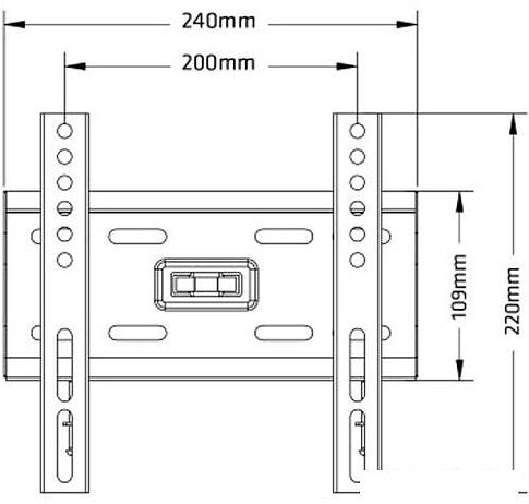 Кронштейн Maclean MC-777 (черный)
