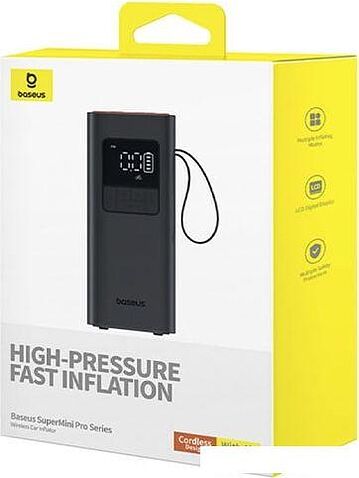 Автомобильный компрессор Baseus SuperMini Pro Series Wireless Car Inflator C11159300111-00