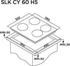 Варочная панель Schaub Lorenz SLK CY 60 H5 Варочная панель Schaub Lorenz SLK CY 60 H5