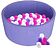 Каркасный бассейн Midzumi Baby Beach + 200 шариков (сиреневый)