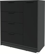 Тумба Интерлиния Концепт КТ-Т90 (черный/антрацит)