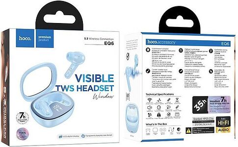 Наушники Hoco EQ6 (голубой)