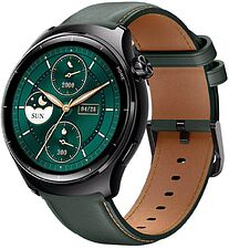 Умные часы Mibro Lite 3 Pro (с зеленым кожаным ремешком)