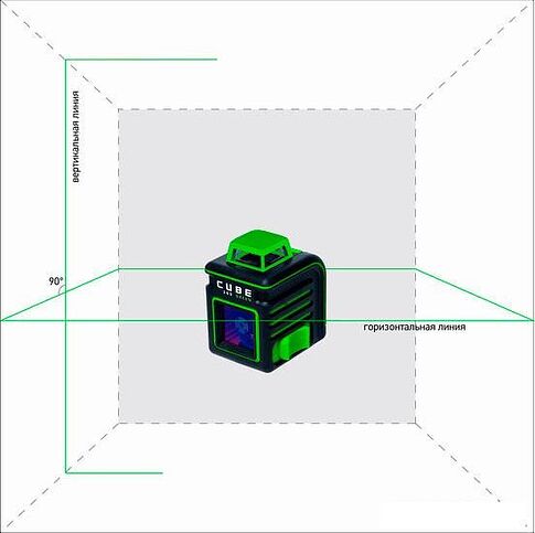 Лазерный нивелир ADA Instruments CUBE 360 Green ULTIMATE EDITION [A00470]