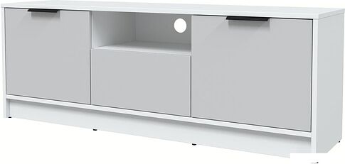 Тумба Интерлиния ТВ Концепт КТ-ТВ3-50 (серый/белый платинум)