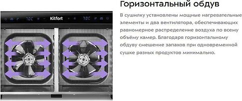 Сушилка для овощей и фруктов Kitfort KT-4962