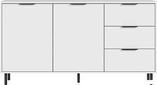 Тумба Mio Tesoro Rimini KOM2D3S/150 (белый/белый)