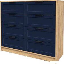 Комод Интерлиния Концепт Тренд КТ-К117 (дуб золотой/индиго)