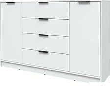 Тумба Интерлиния Концепт КТ-Т160 (белый платинум/белый платинум)