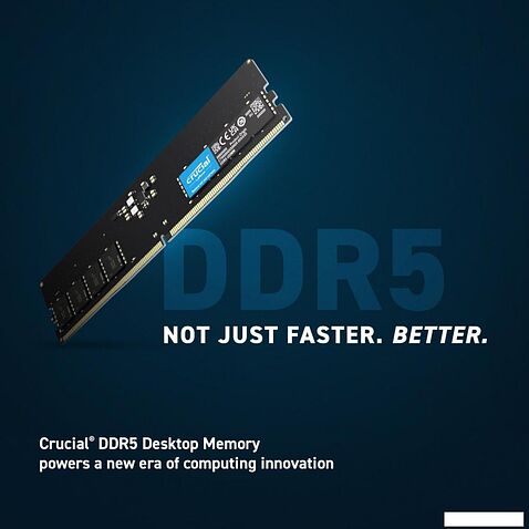Оперативная память Crucial 8ГБ DDR5 5600 МГц CT8G56C46U5