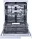 Отдельностоящая посудомоечная машина Kraft KF-FDM606D1402W