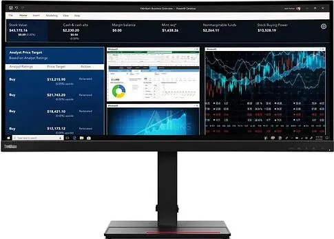 Монитор Lenovo ThinkVision P34w-20 62CCRAT3EU