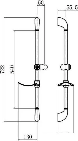 Душевая штанга Fashun A8007