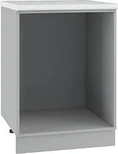 Шкаф напольный ДСВ Тренто СК2 600 (серый/белый)