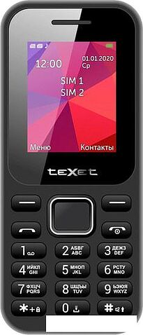 Мобильный телефон TeXet TM-122 (черный)