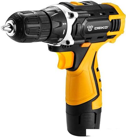 Дрель-шуруповерт Deko DKCD12FU-Li SET 104 063-4104 (с 1-им АКБ, кейс, набор оснастки)