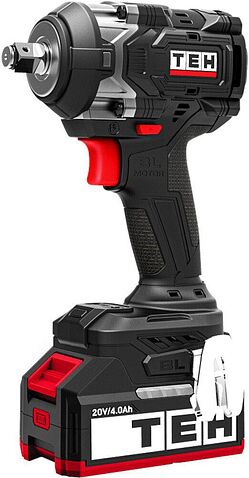 Гайковерт TEH LW600N-1B (с 1-им АКБ, кейс)