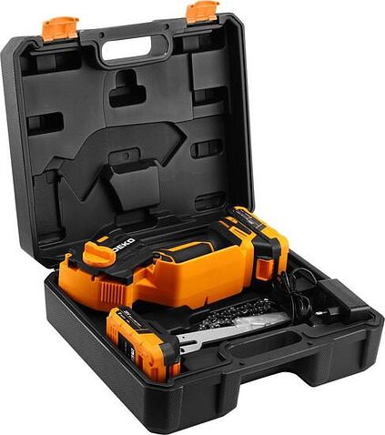 Аккумуляторная пила Deko DKCHS 20-6 (с 2-мя АКБ, кейс, инструмент)