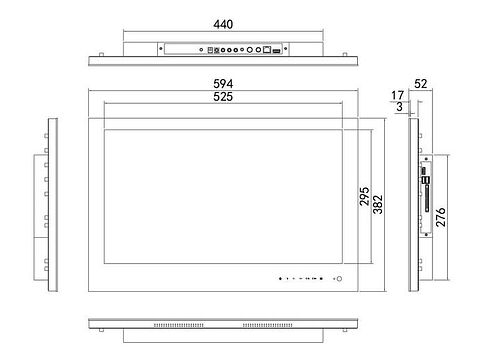Телевизор AVEL AVS2404BMWF (белый)