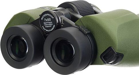 Бинокль Levenhuk Army 7x50 с сеткой (зеленый)