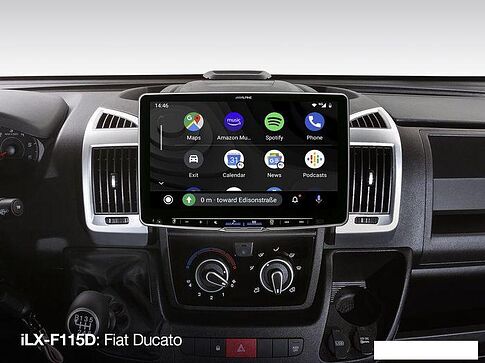 USB-магнитола Alpine iLX-F115D
