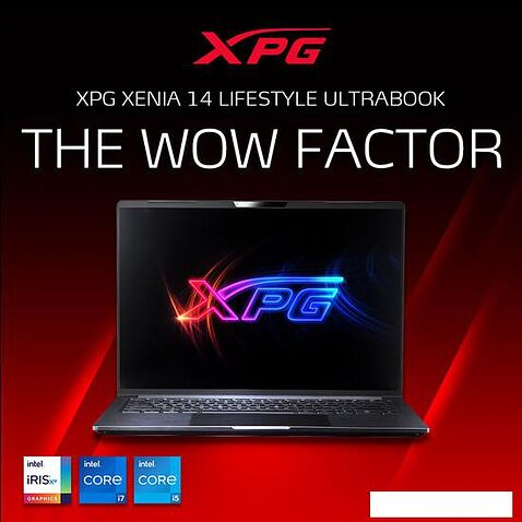 Ноутбук A-Data XPG Xenia 14 XENIA14I7G11GXELX-BKCRU