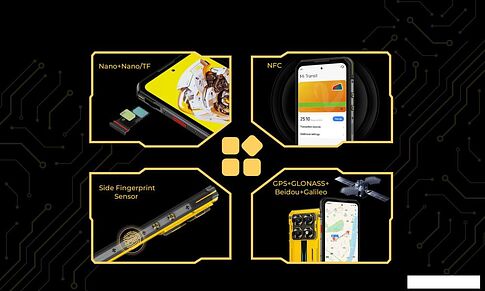 Телефон Oukitel WP60 8GB/256GB (черный)