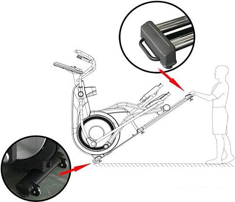Эллиптический тренажер DFC E108T