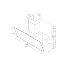 Кухонная вытяжка Elica Shire BK/A/60 No Plug PRF0143990A