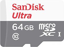 Карта памяти SanDisk Ultra SDSQUNR-064G-GN3MA microSDXC 64GB (с адаптером) Карта памяти SanDisk Ultra SDSQUNR-064G-GN3MA microSDXC 64GB (с адаптером)