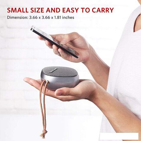 Беспроводная колонка Yoobao M1 (серебристый)