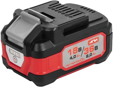 Угловая шлифмашина Интерскол УШМ-125/36ММ 900.4.1.42 (с 1-им АКБ, кейс)