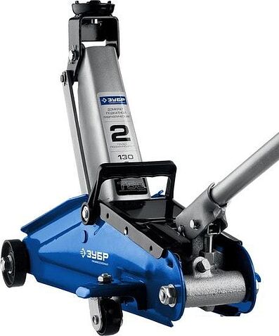 Подкатной домкрат Зубр Профи 43052-2-K 2т